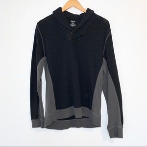 Bar III Black and Gray Pullover